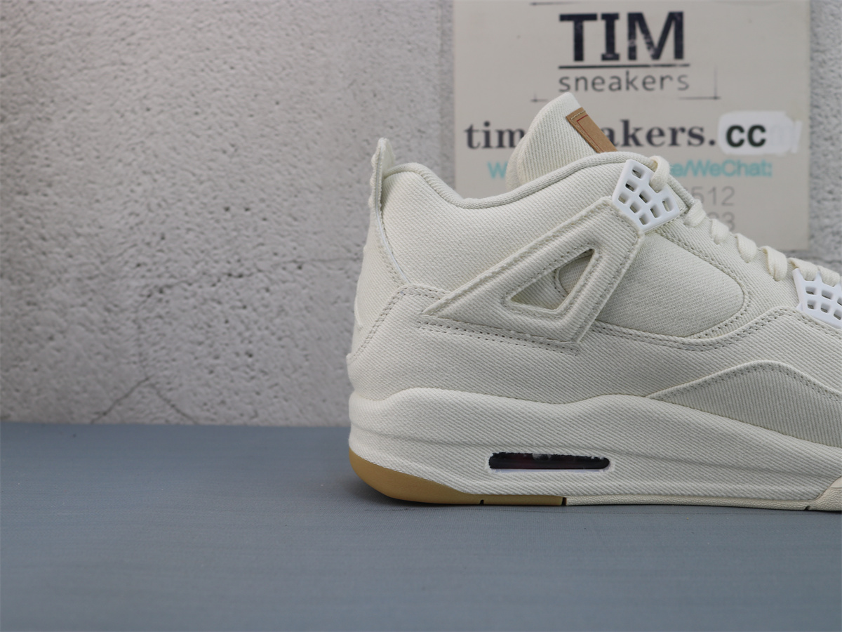 GX Batch Air Jordan 4 Retro Levis White AO2571-100